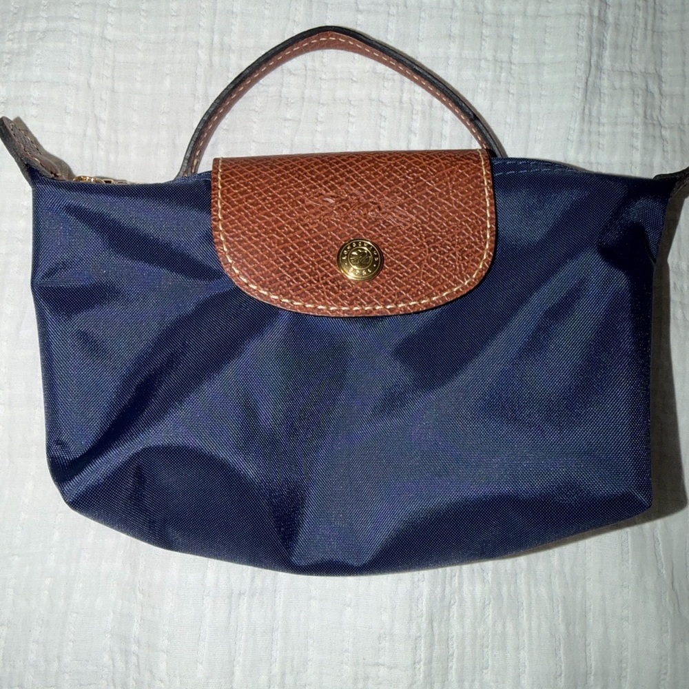 Mini Longchamp in Navy